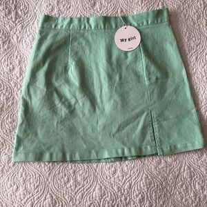 NWT hello Molly mint skirt
